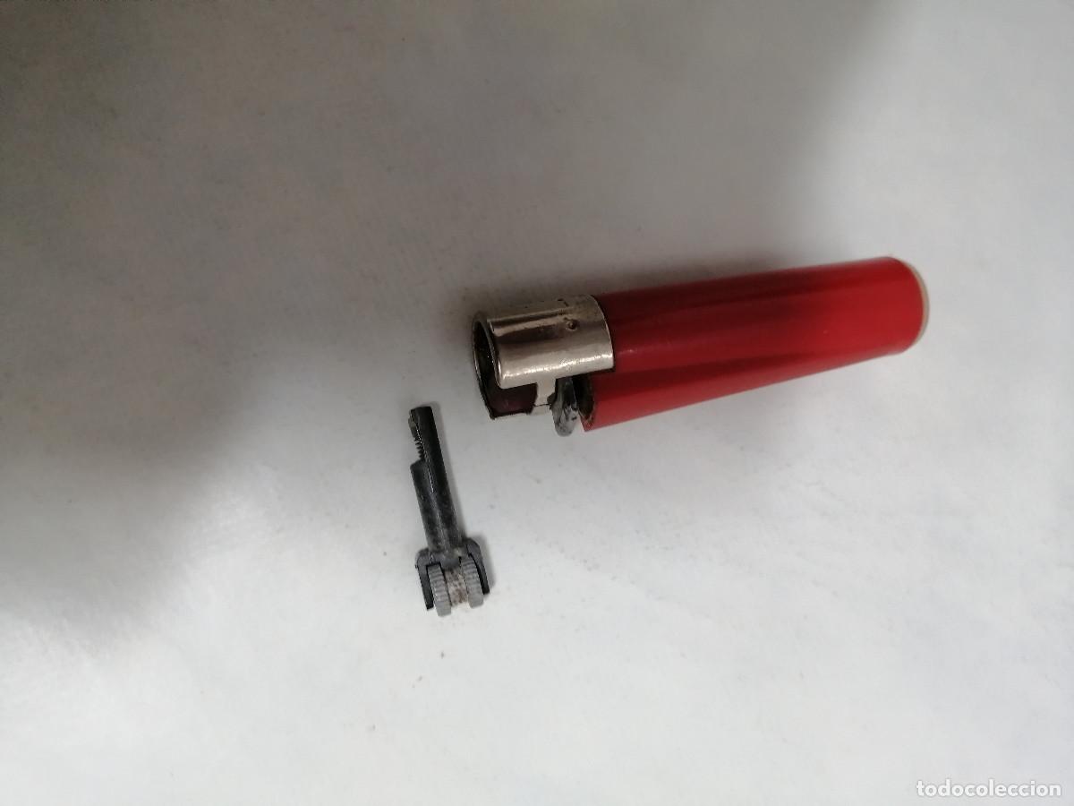 Mecheros: ANTIGUO MECHERO CLIPPER ROJO REGULABLE - Foto 4