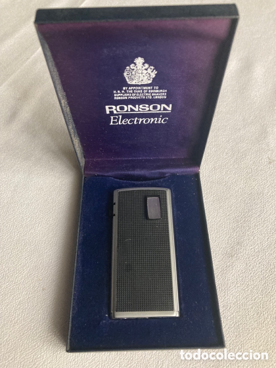 Mecheros: ANTIGUO MECHERO RONSON ELECTR&Oacute;NIC - Foto 1
