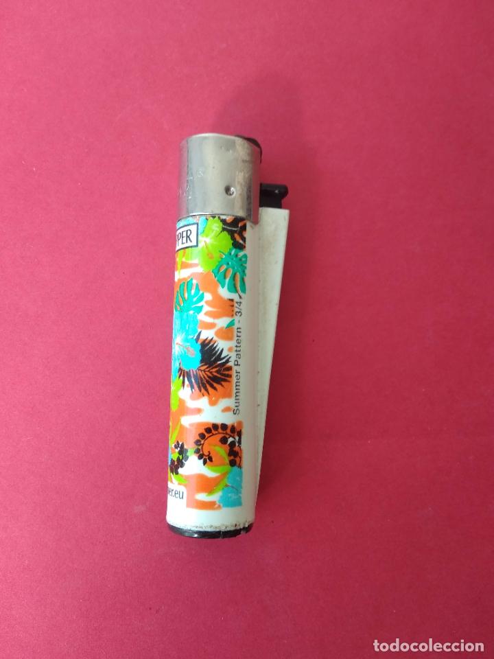 Mecheros: MECHERO ENCENDEDOR CLIPPER , SERIE SUMMER PATTERN 3 DE 4 - Foto 2