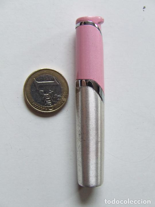 Mecheros: MECHERO ENCENDEDOR ROSA DE FORMA ALARGADA - Foto 2