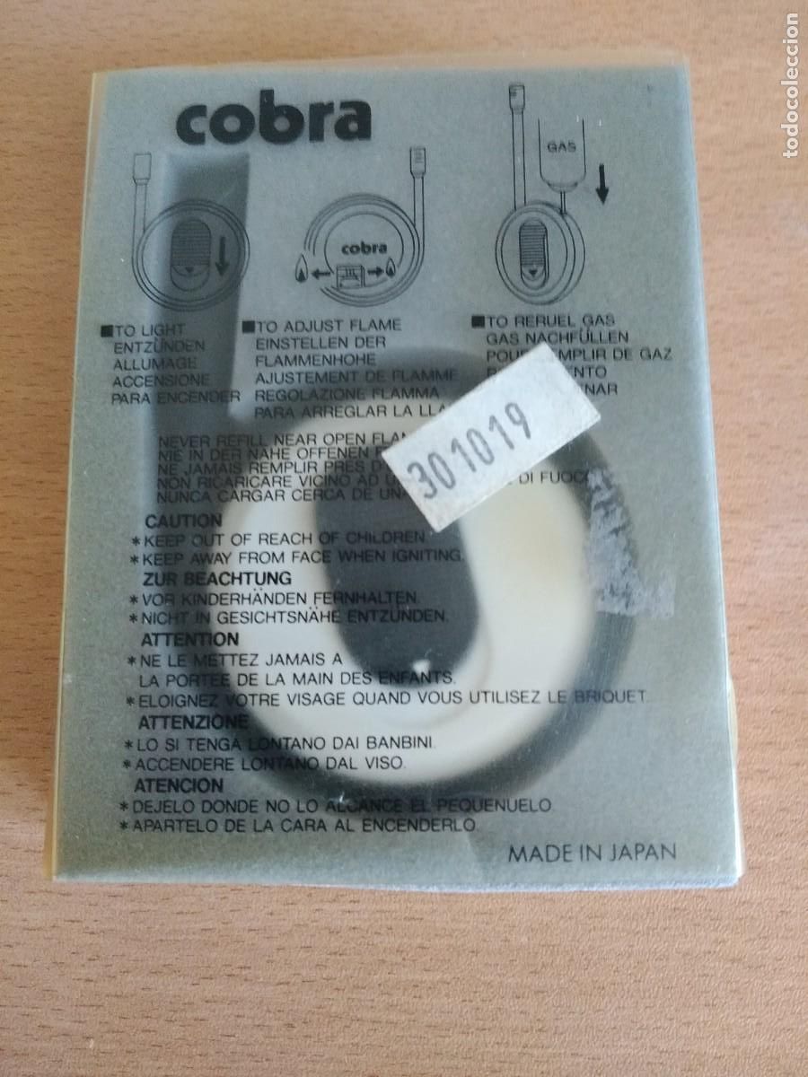 Mecheros: ENCNDEDOR MARCA COBRA EXTENSIBLE, CON EL ENVASE ORIGINAL - Foto 1