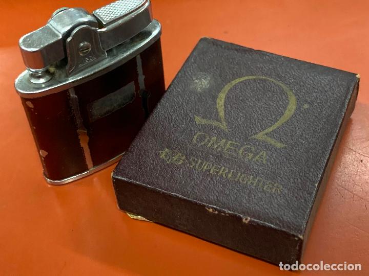 antiguo mechero o encendedor omega, con su caja - Compra venta en  todocoleccion