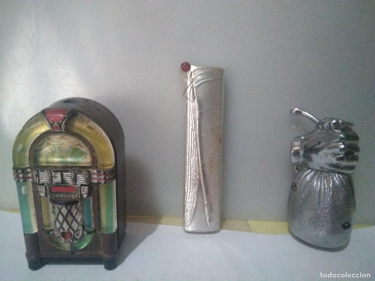 Mecheros: Lote de 9 mecheros figuras variados - Foto 2