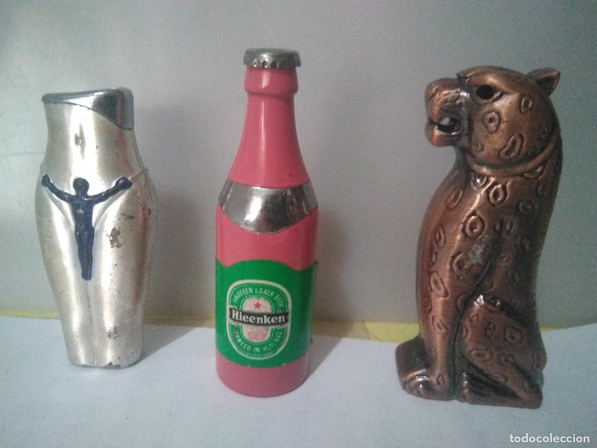 Mecheros: Lote de 9 mecheros figuras variados - Foto 4