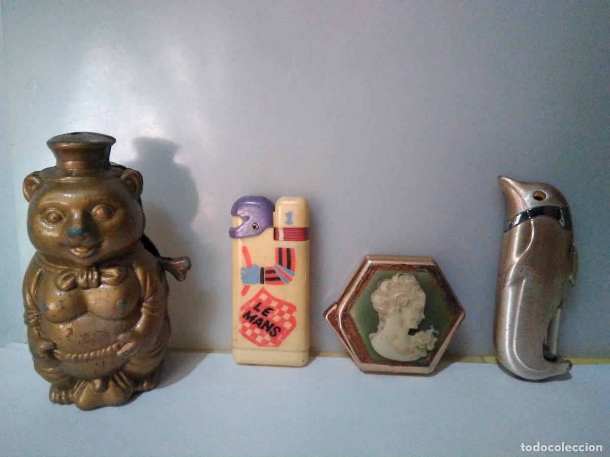 Mecheros: Lote de 10 mecheros figuras variado - Foto 2