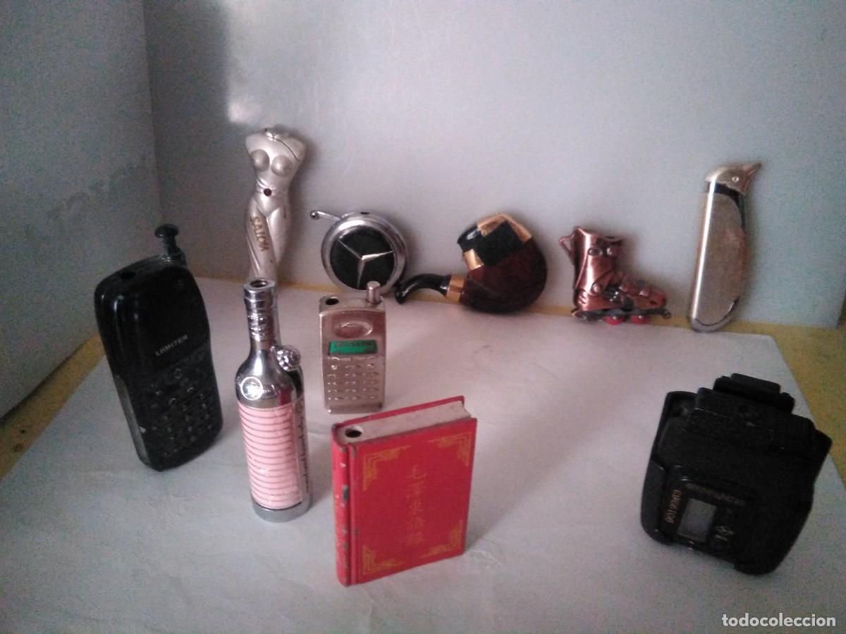 Mecheros: Lote de 10 mecheros electronicos variados - Foto 1
