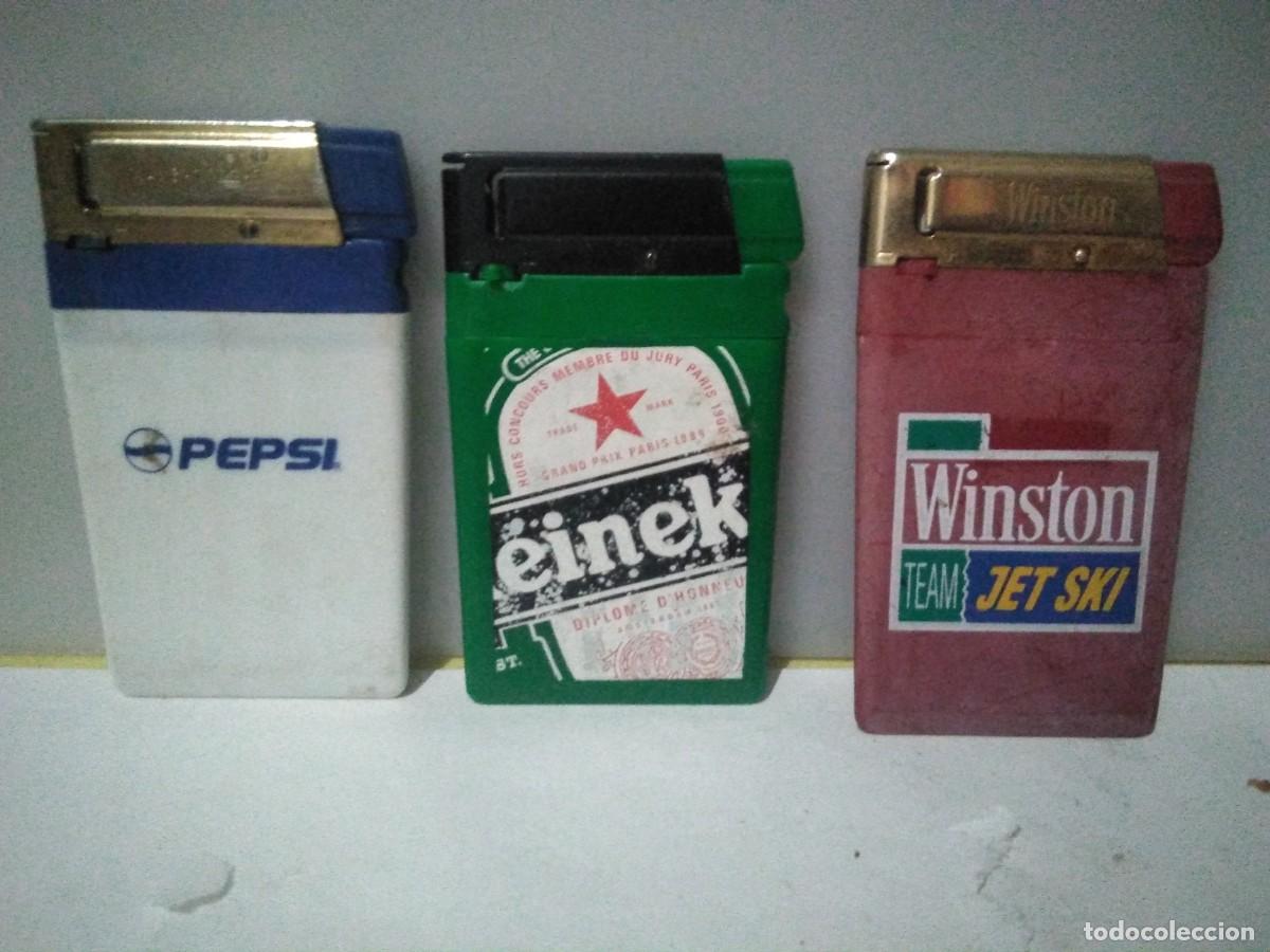 Mecheros: Lote de mecheros planos con propaganda - Foto 3