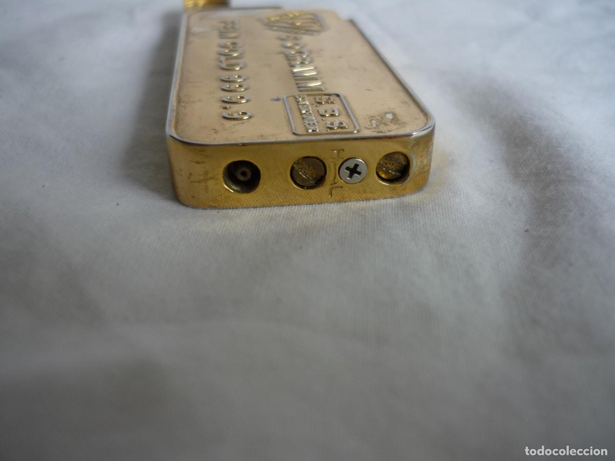 Mecheros: Mechero en forma de lingote de oro - Foto 8