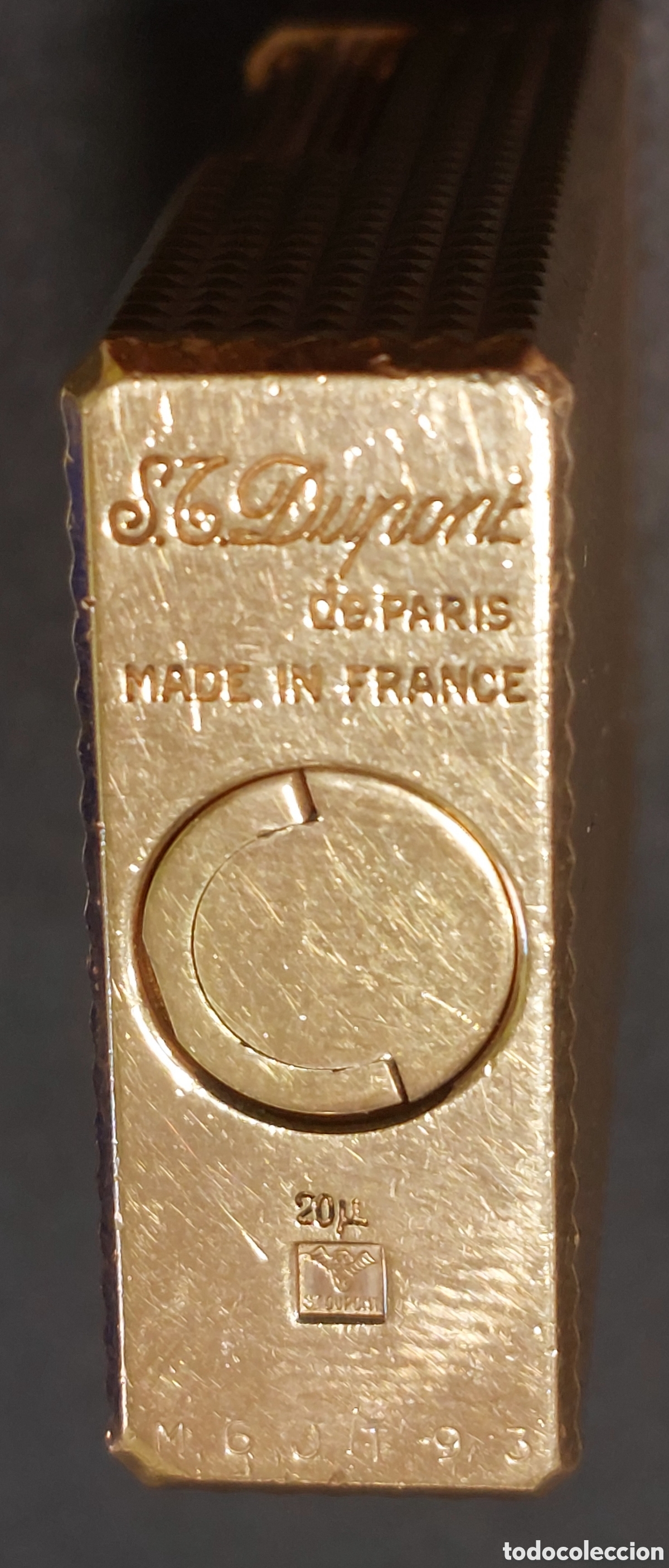 Encendedor Dupont Original Oro Plaqué 20 Garantia 12 Meses