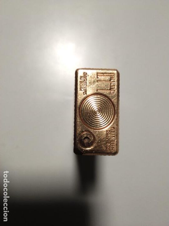Mecheros: MECHERO DUNHILL ORO FUNCIONANDO - Foto 4
