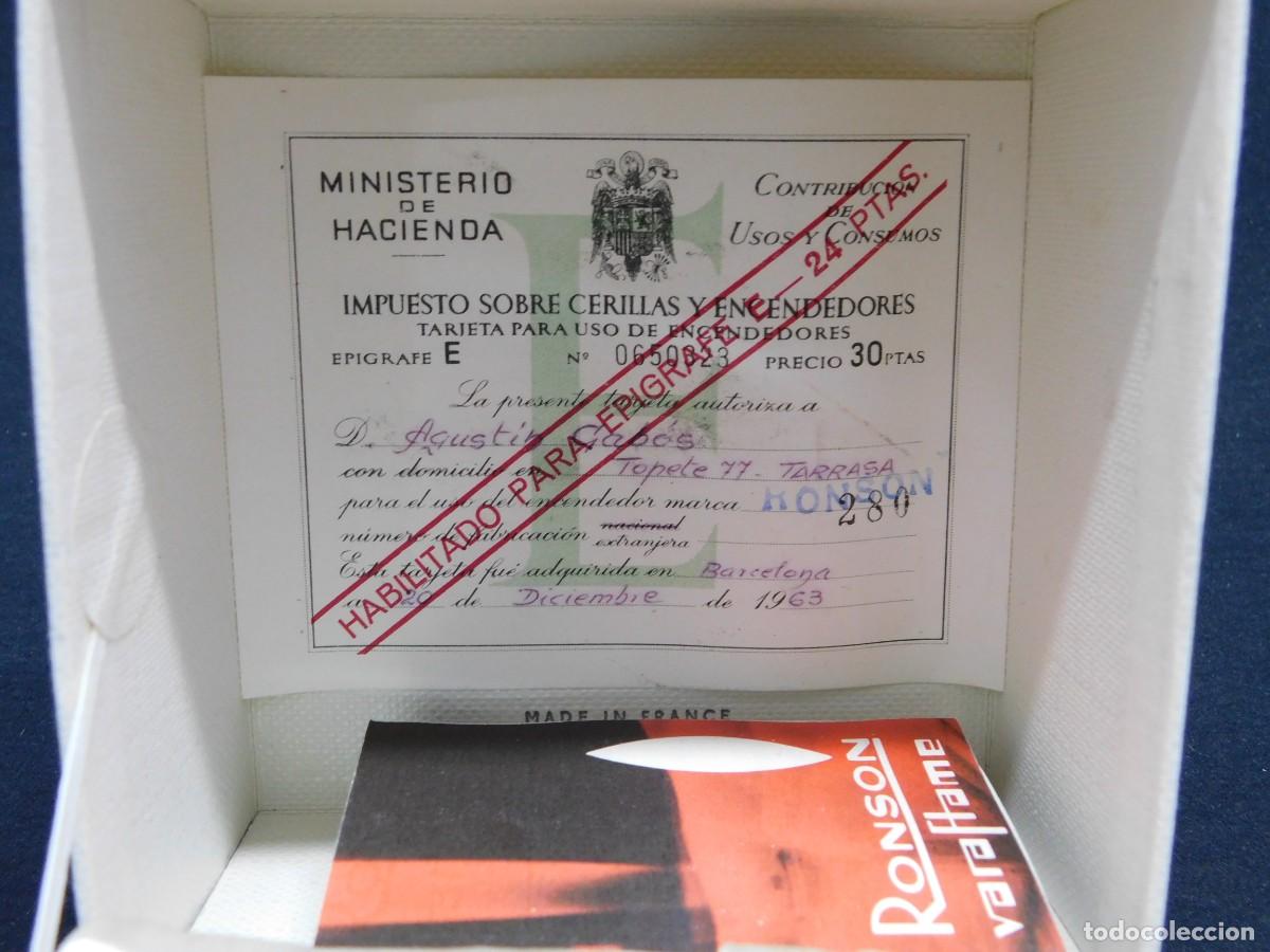 Mecheros: ENCENDEDOR RONSON PLATA - Foto 3