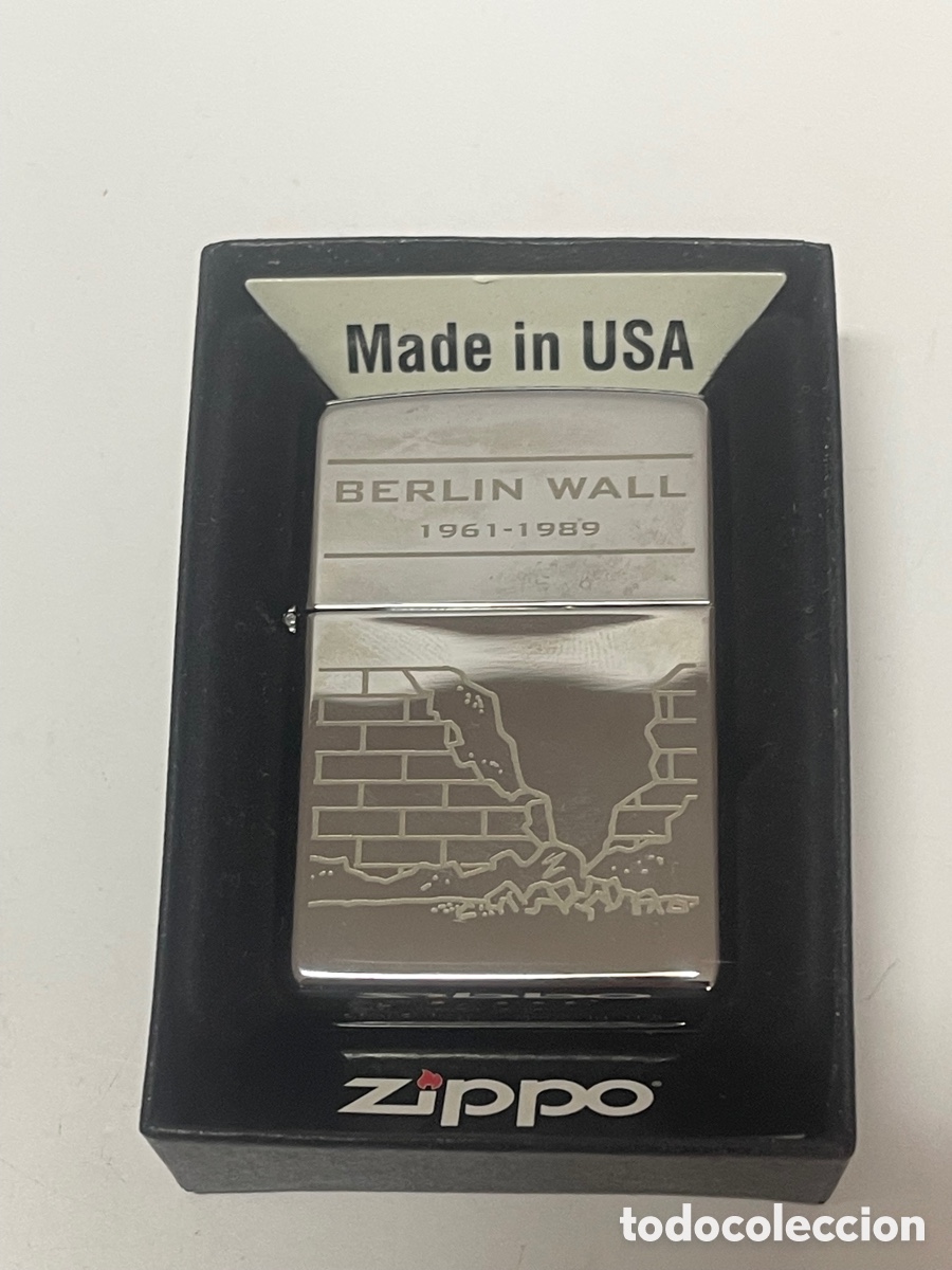Mecheros: ZIPPO SERIE LIMITADA BERL&Iacute;N WALL 1961/1989