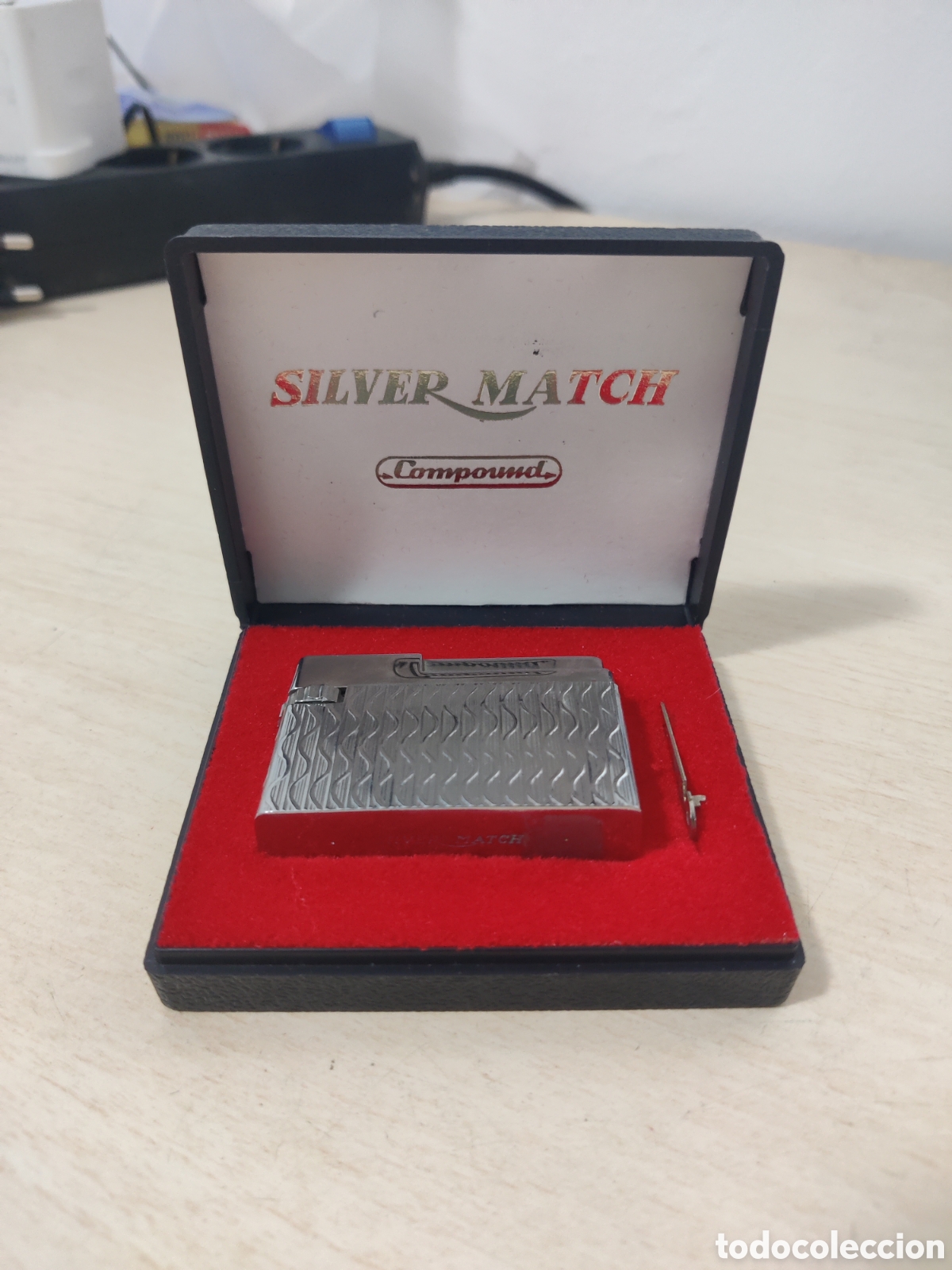 Mecheros: ESTAMOS LIQUIDANDO. MECHERO SILVER MATCH - Foto 1