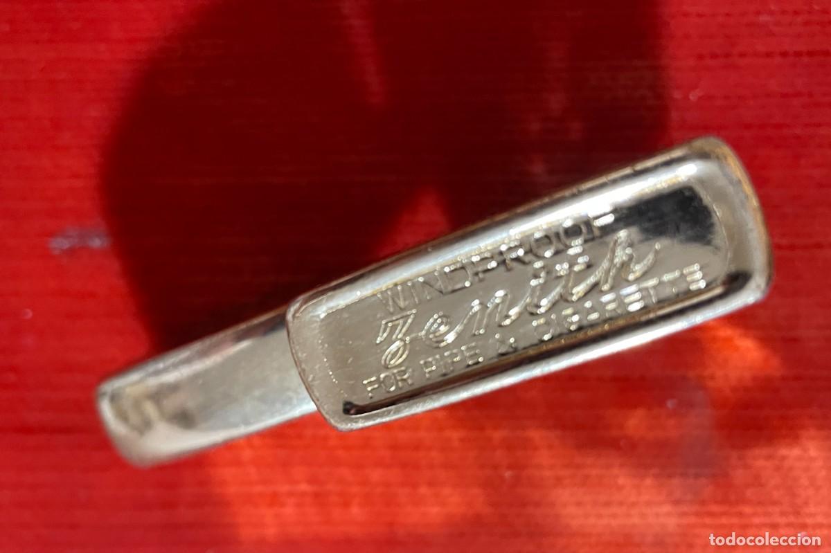 Mecheros: EXCEPCIONAL MECHERO VINTAGE ZENITH WINDPROOF FOR PIPE&CIGARETTE - Foto 4
