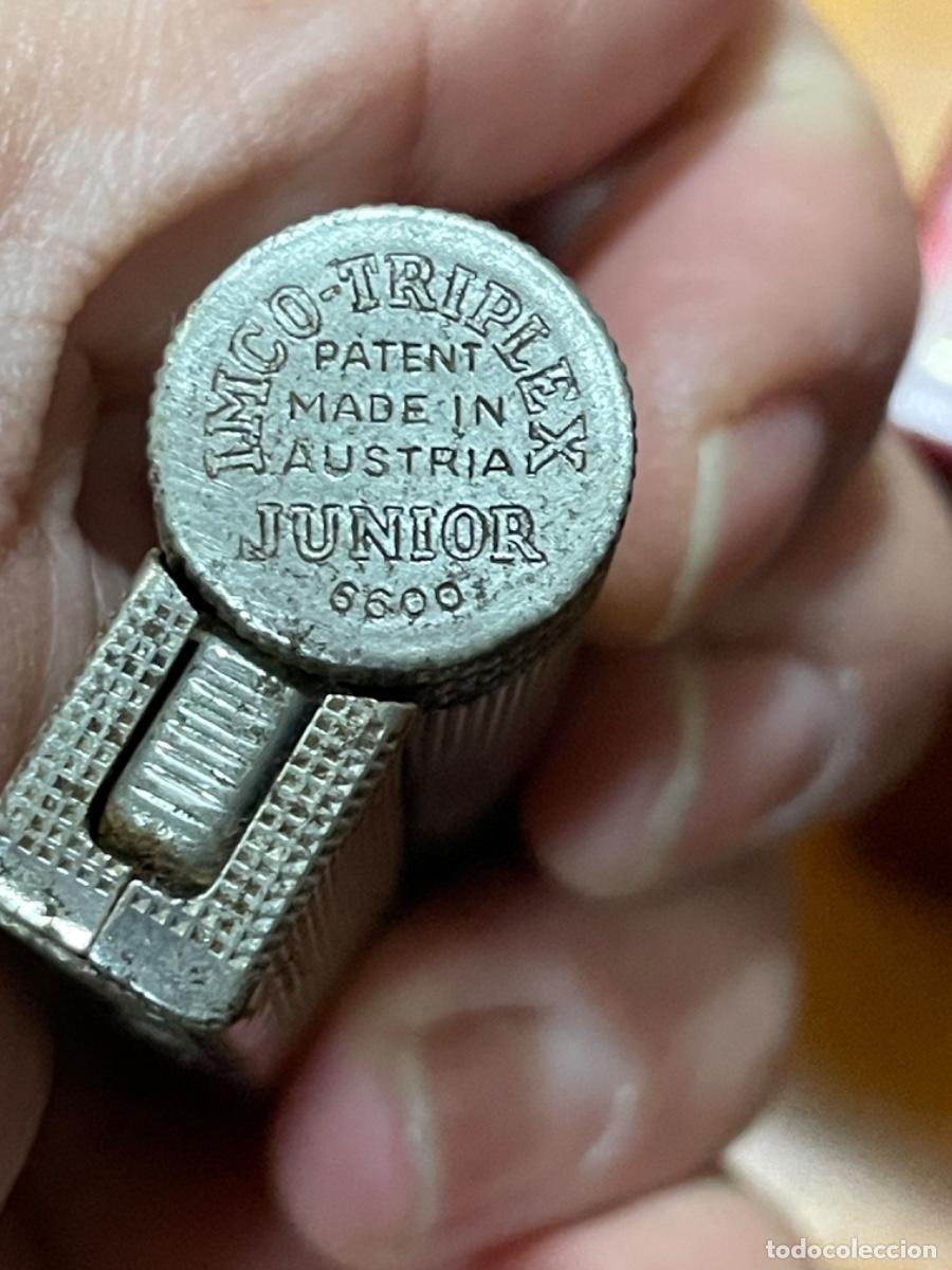 Mecheros: Antiguo mechero imco tripex junior 6600 - Foto 3