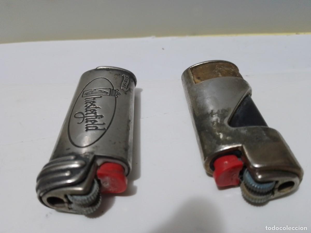 Mecheros: dos mecheros de metal a chispa de piedra - Foto 5
