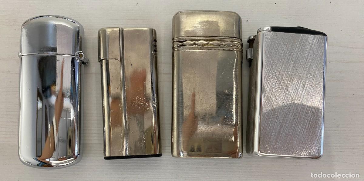 Mecheros: LOTE 4 MECHEROS EN PLATA - Foto 1
