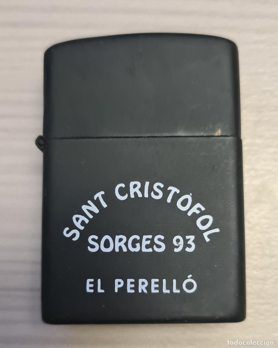 Mecheros: MECHERO TIPO ZIPPO - Sant Cristobal 1993 - El Perello - Foto 1