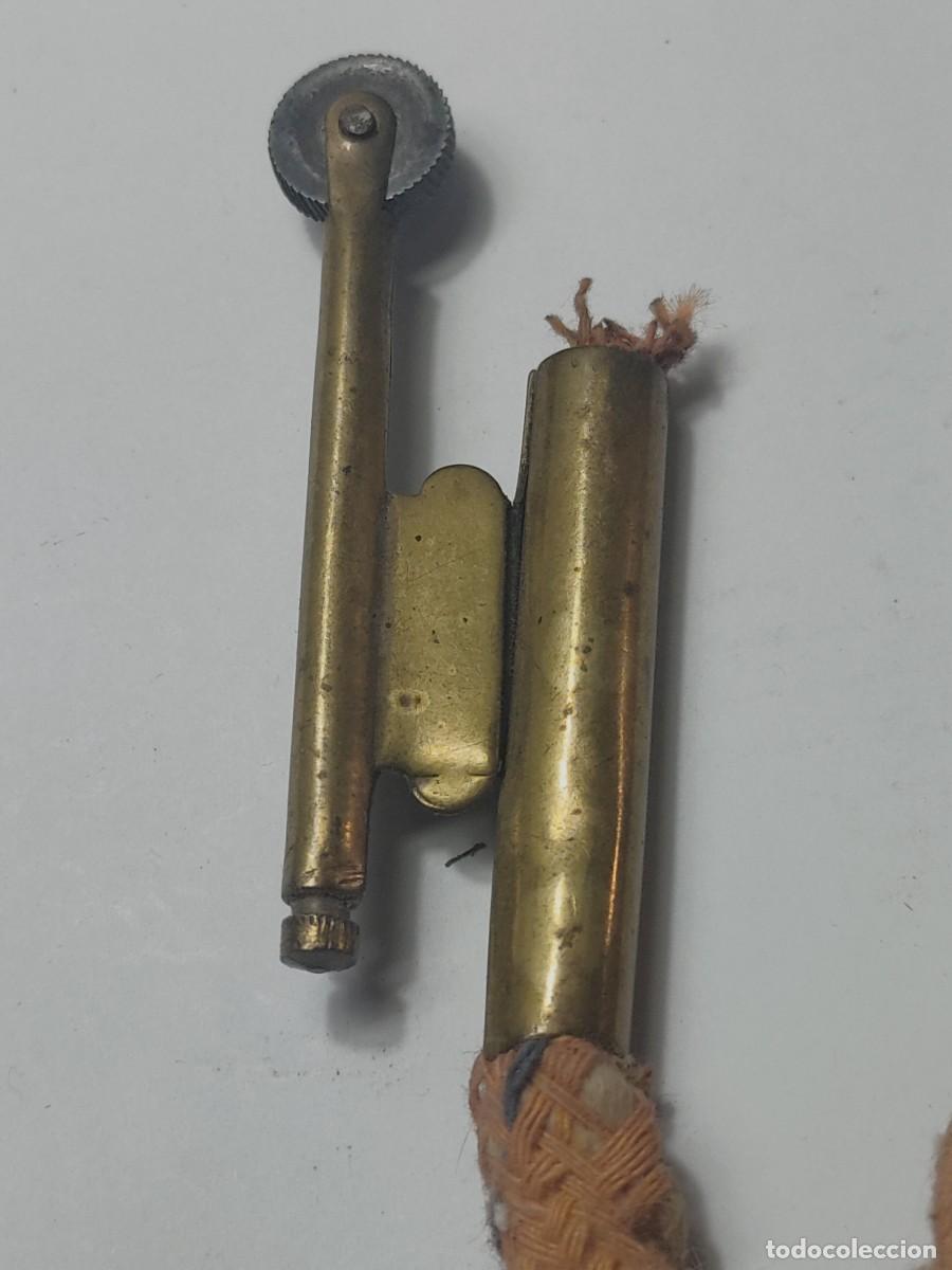 Mecheros: Mechero de Chispa con Mecha BRONCE - Buen estado - Foto 3