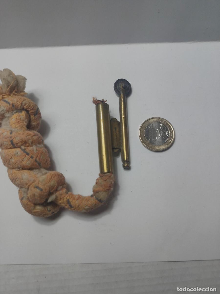 Mecheros: Mechero de Chispa con Mecha BRONCE - Buen estado - Foto 4