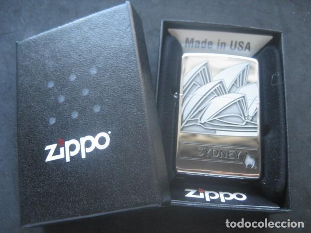 Mecheros: MECHERO ZIPPO EDIFICIO OPERA SYDNEY. A&Ntilde;O FABRICACION 2016 - Foto 1