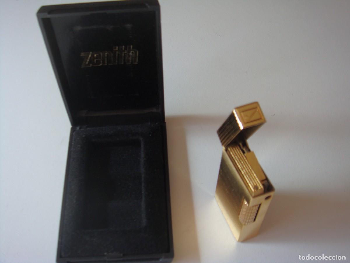Mecheros: MECHERO ZENITH CHAPADO EN ORO - Foto 2