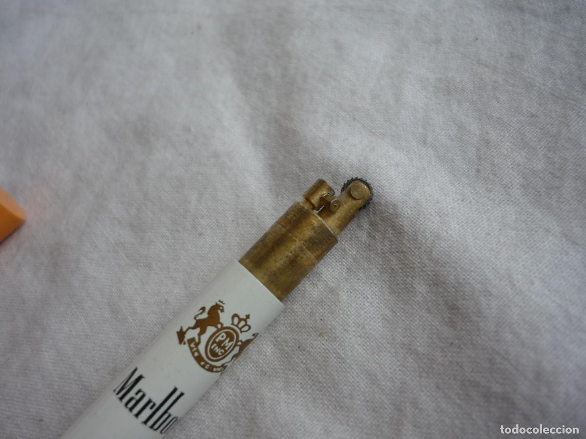 Mecheros: Mechero en forma de cigarrillo Marlboro - Foto 8