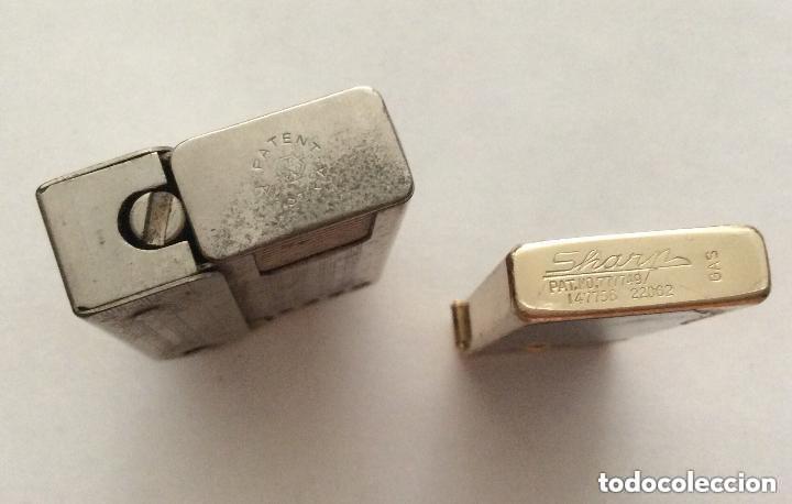 Mecheros: .- CONJUNTO DE DOS MECHEROS REGENS Y SHARP,COLECCIONISMO - Foto 2