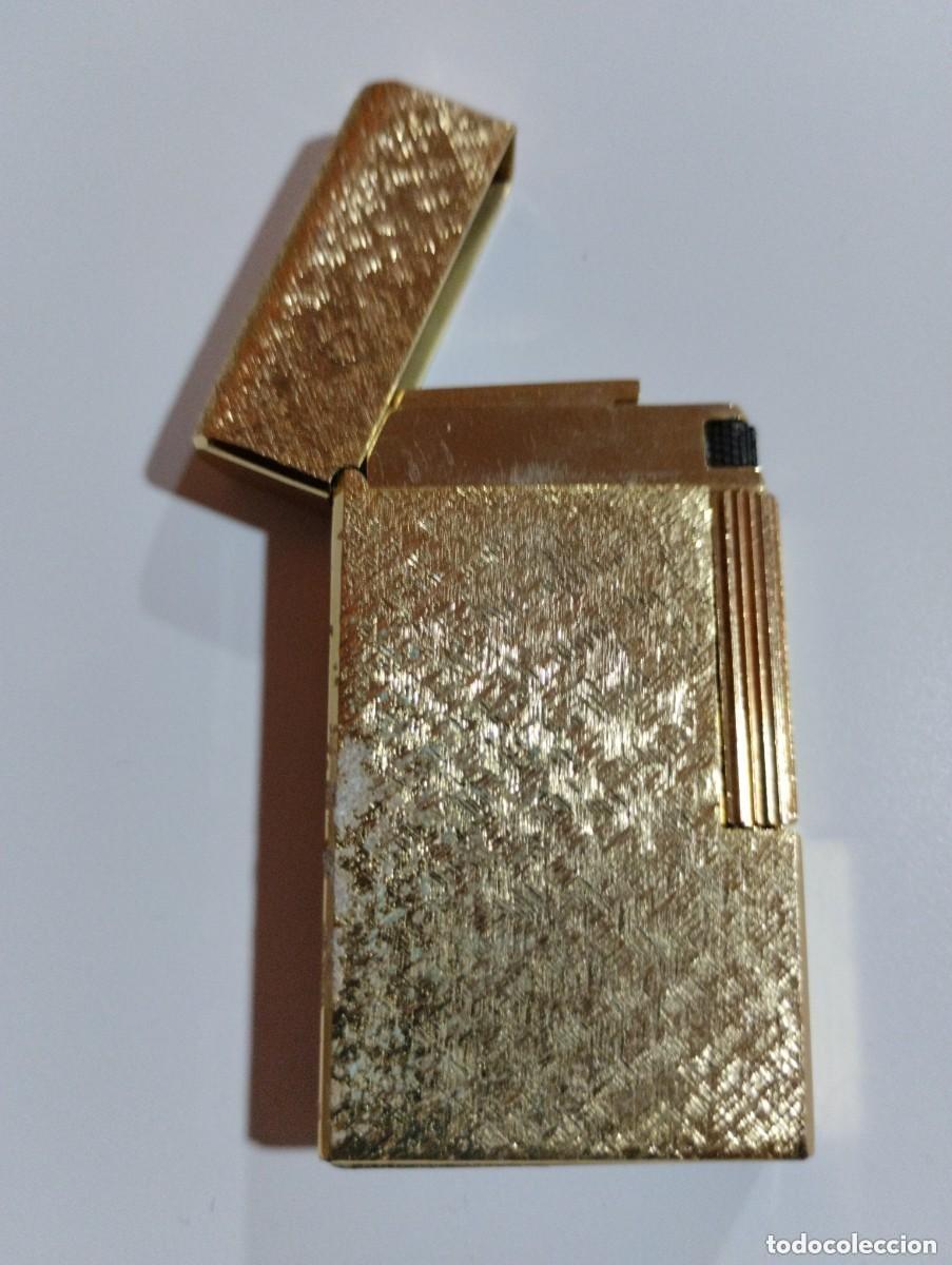 Mecheros: mechero marca zenith con ba&ntilde;o de oro - Foto 1