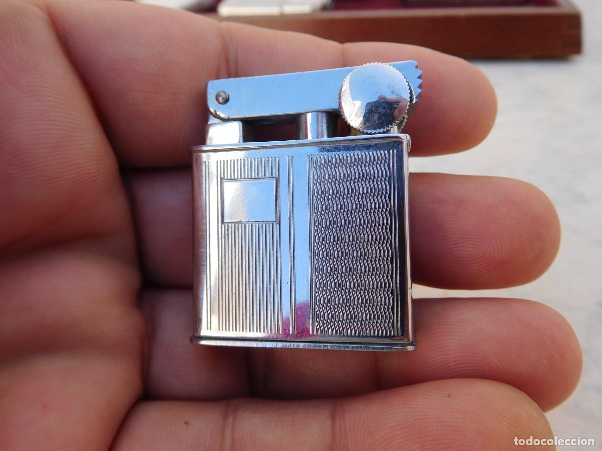 Mecheros: Encendedor de gasolina antiguo Atom (Funciona) - Foto 4