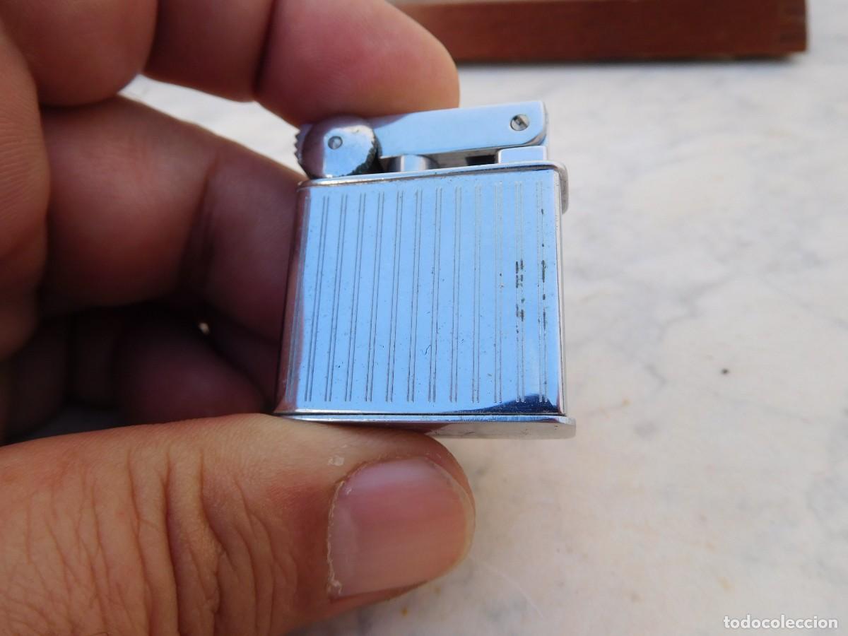 Mecheros: Encendedor de gasolina antiguo Atom (Funciona) - Foto 7