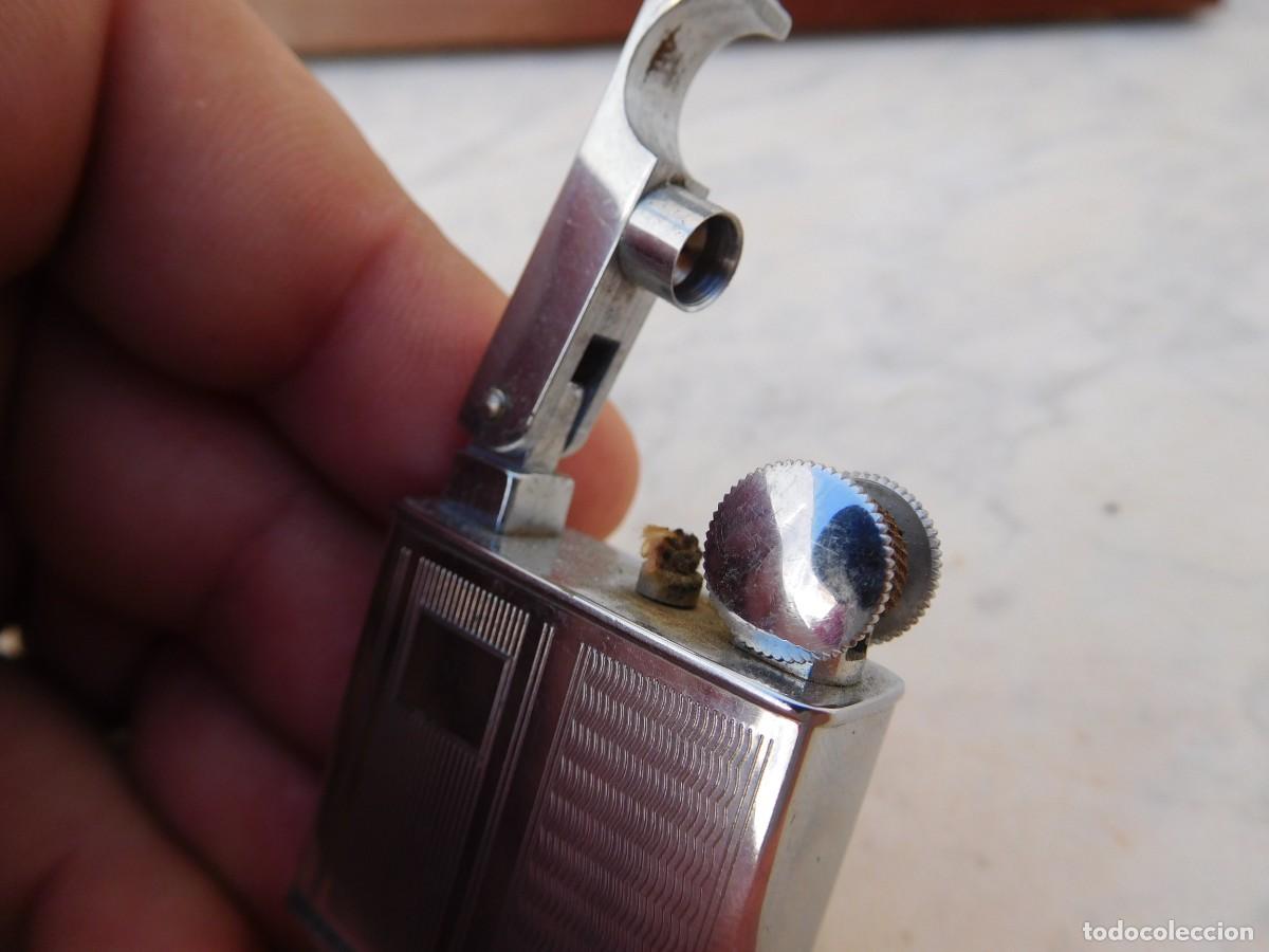 Mecheros: Encendedor de gasolina antiguo Atom (Funciona) - Foto 12