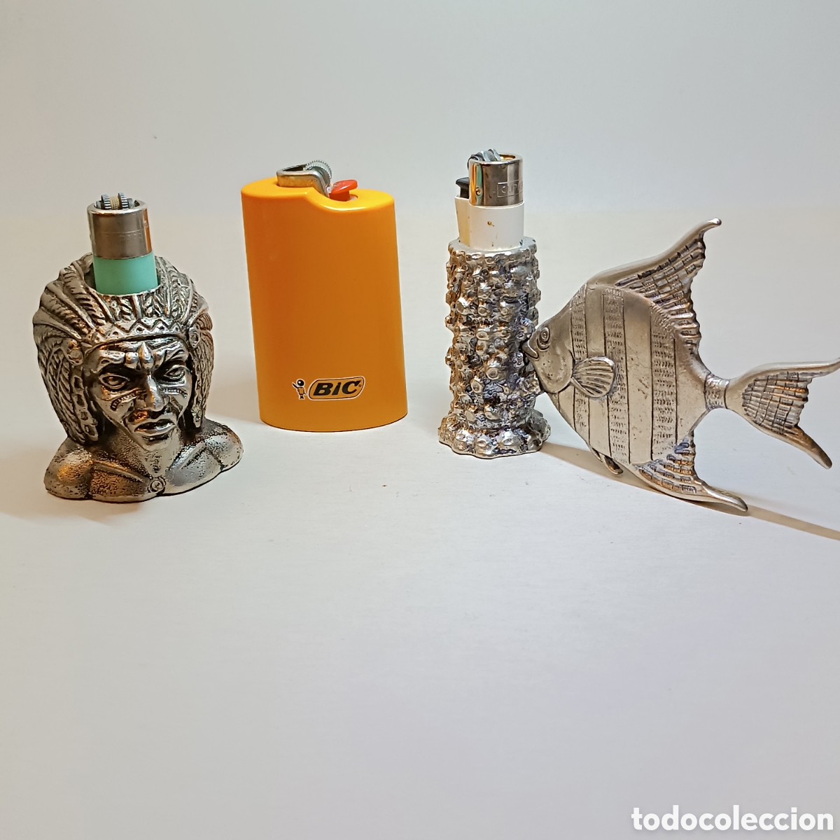 Mecheros: LOTE PORTA MECHEROS CLIPPER - Foto 1