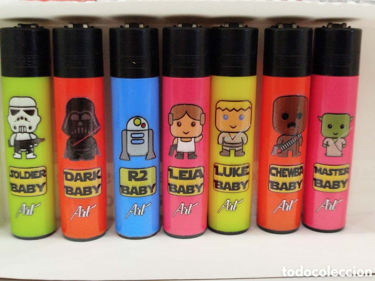 Mecheros: STAR WARS .CLIPPER.LOTE DE 7.SIN USAR. - Foto 1