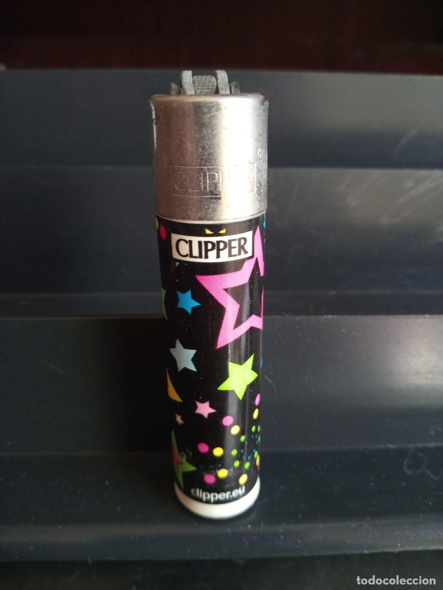 Mecheros: Mechero/encendedor Clipper lighter. Estrellas. - Foto 1
