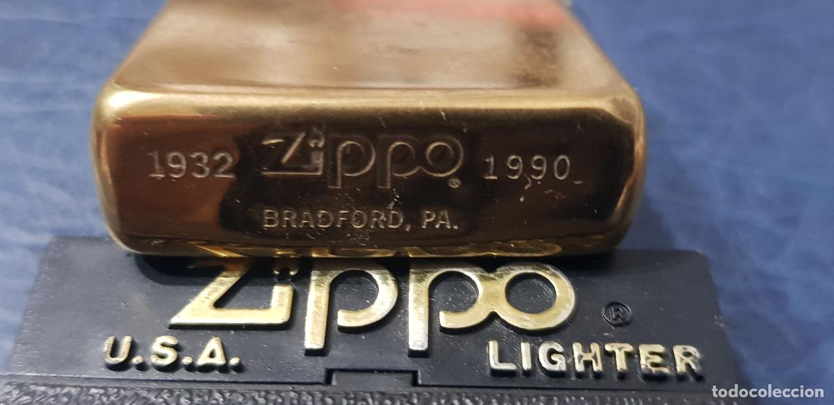 Mecheros: ZIPPO SOLID BRASS USS WHIDBEY ISLAND LSD-41 - Foto 2