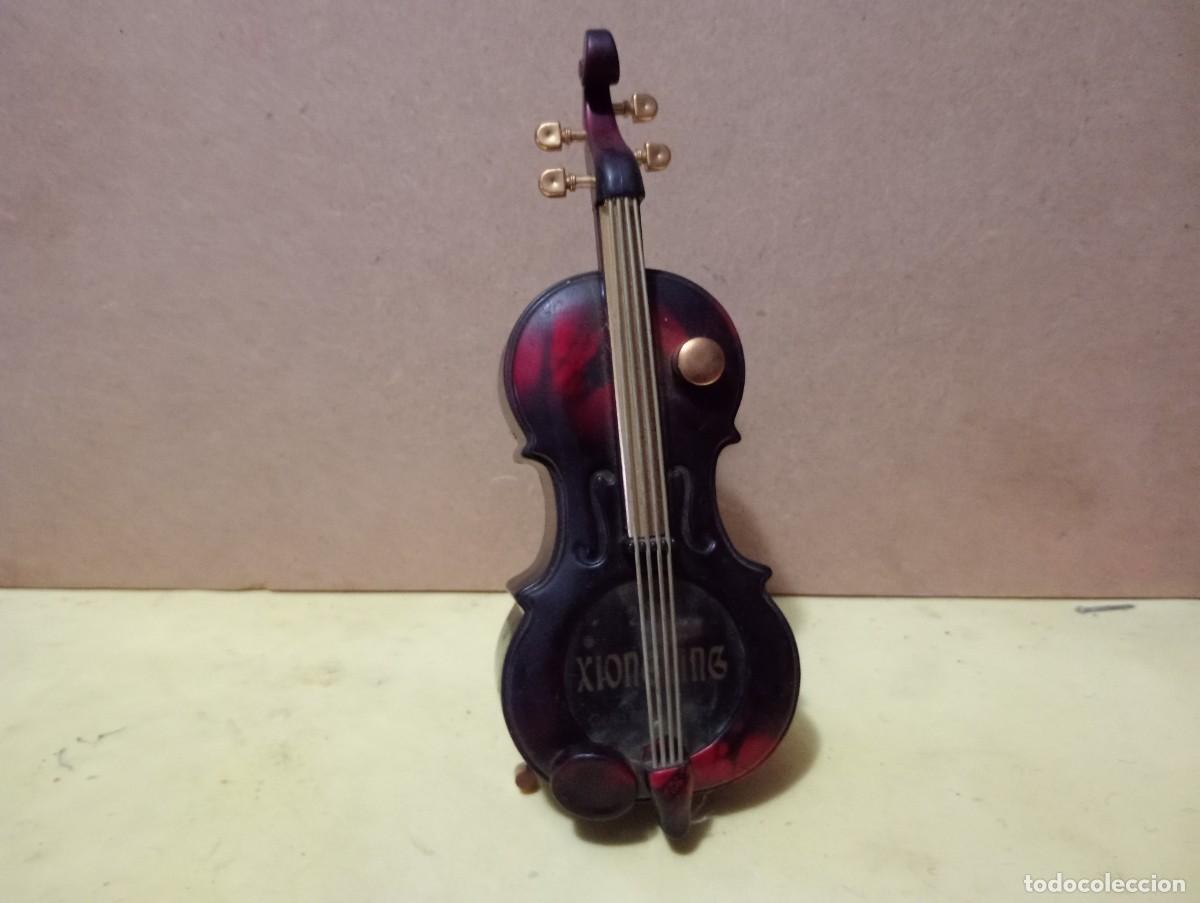 Mecheros: Mechero electronico de mesa violon musical - Foto 1