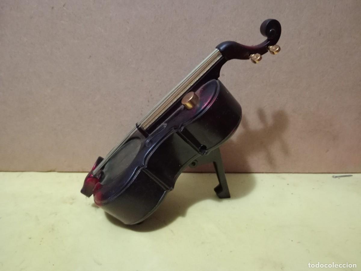 Mecheros: Mechero electronico de mesa violon musical - Foto 3