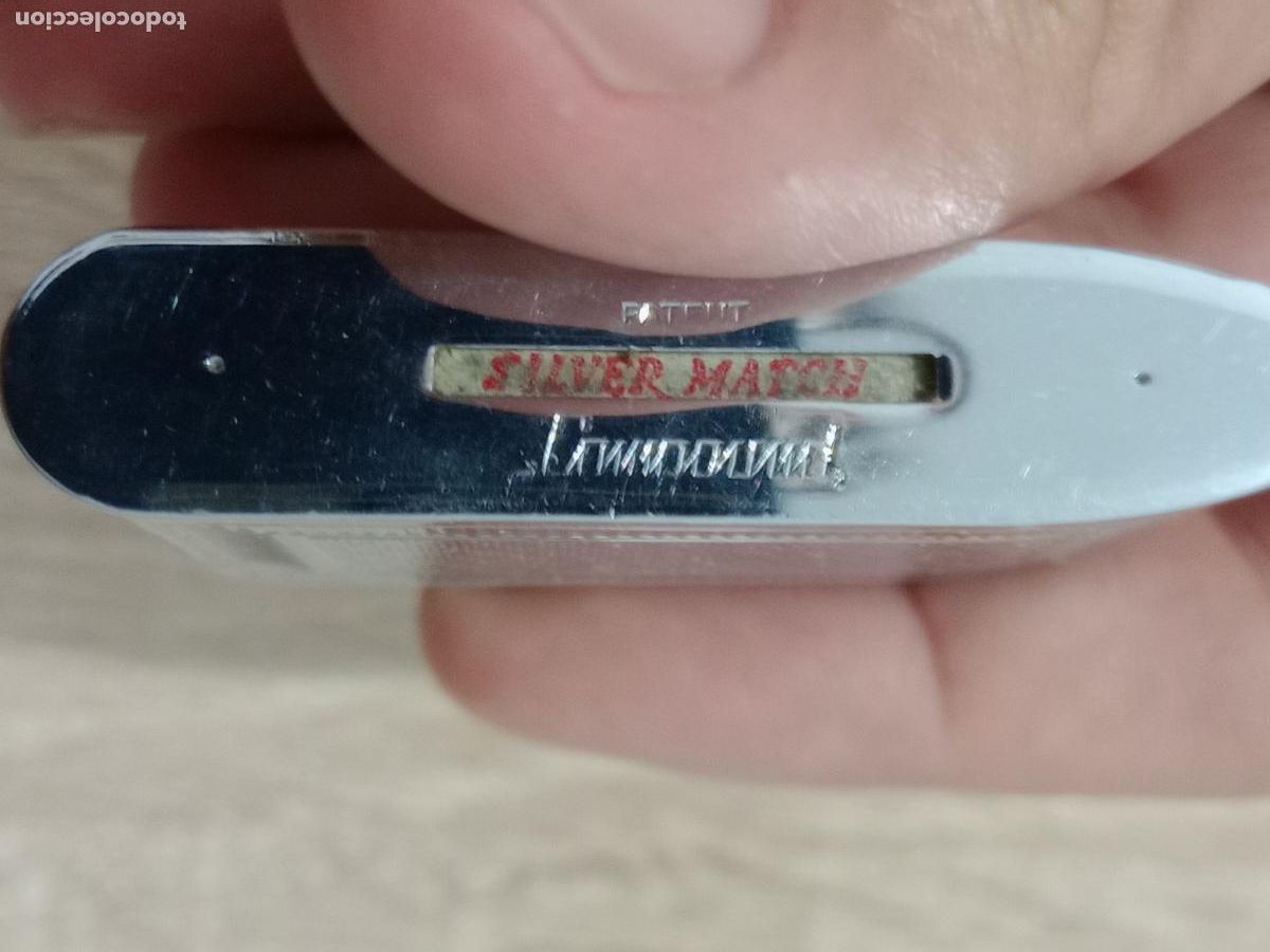 Mecheros: ENCENDEDOR MECHERO SILVER MATCH - Foto 2