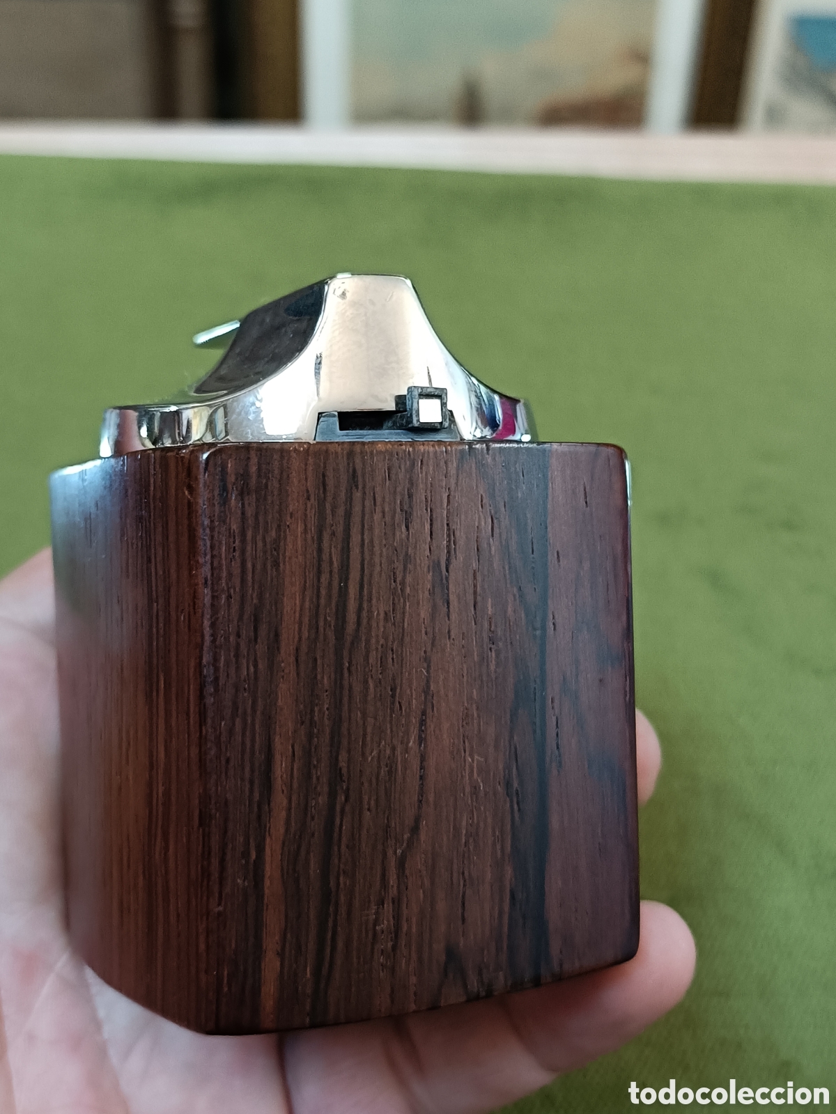 Mecheros: Encendedor cil&iacute;ndrico de madera Ronson - Foto 3