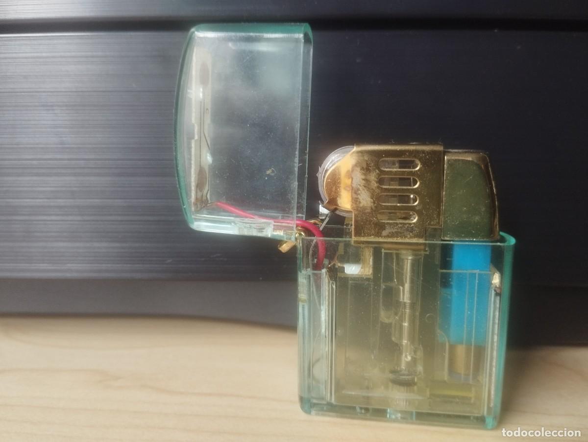 Mecheros: Mechero transparente Tany con luces led FUNCIONANDO!! - Foto 2