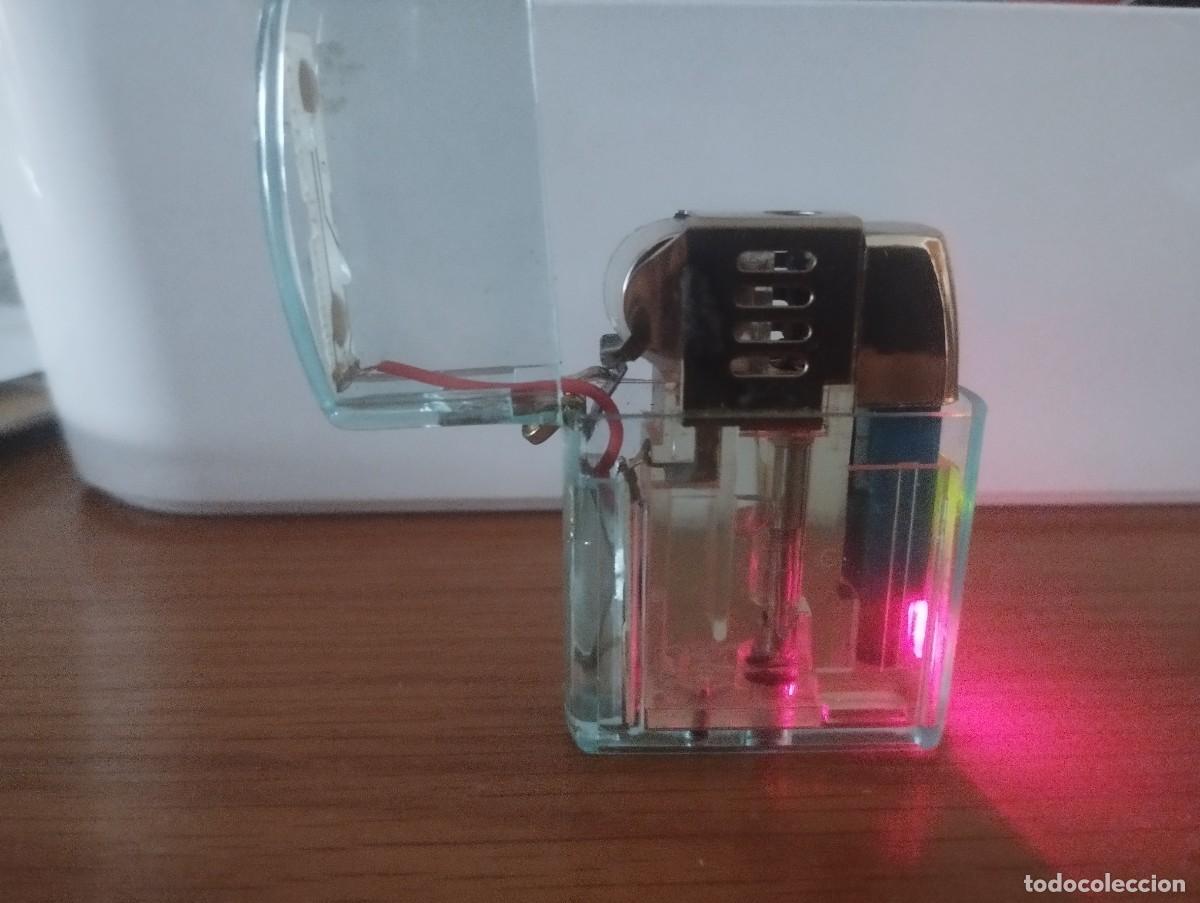 Mecheros: Mechero transparente Tany con luces led FUNCIONANDO!! - Foto 11