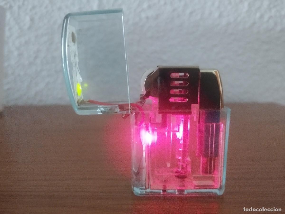 Mecheros: Mechero transparente Tany con luces led FUNCIONANDO!! - Foto 12