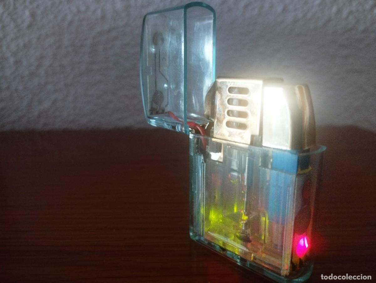Mecheros: Mechero transparente Tany con luces led FUNCIONANDO!! - Foto 18
