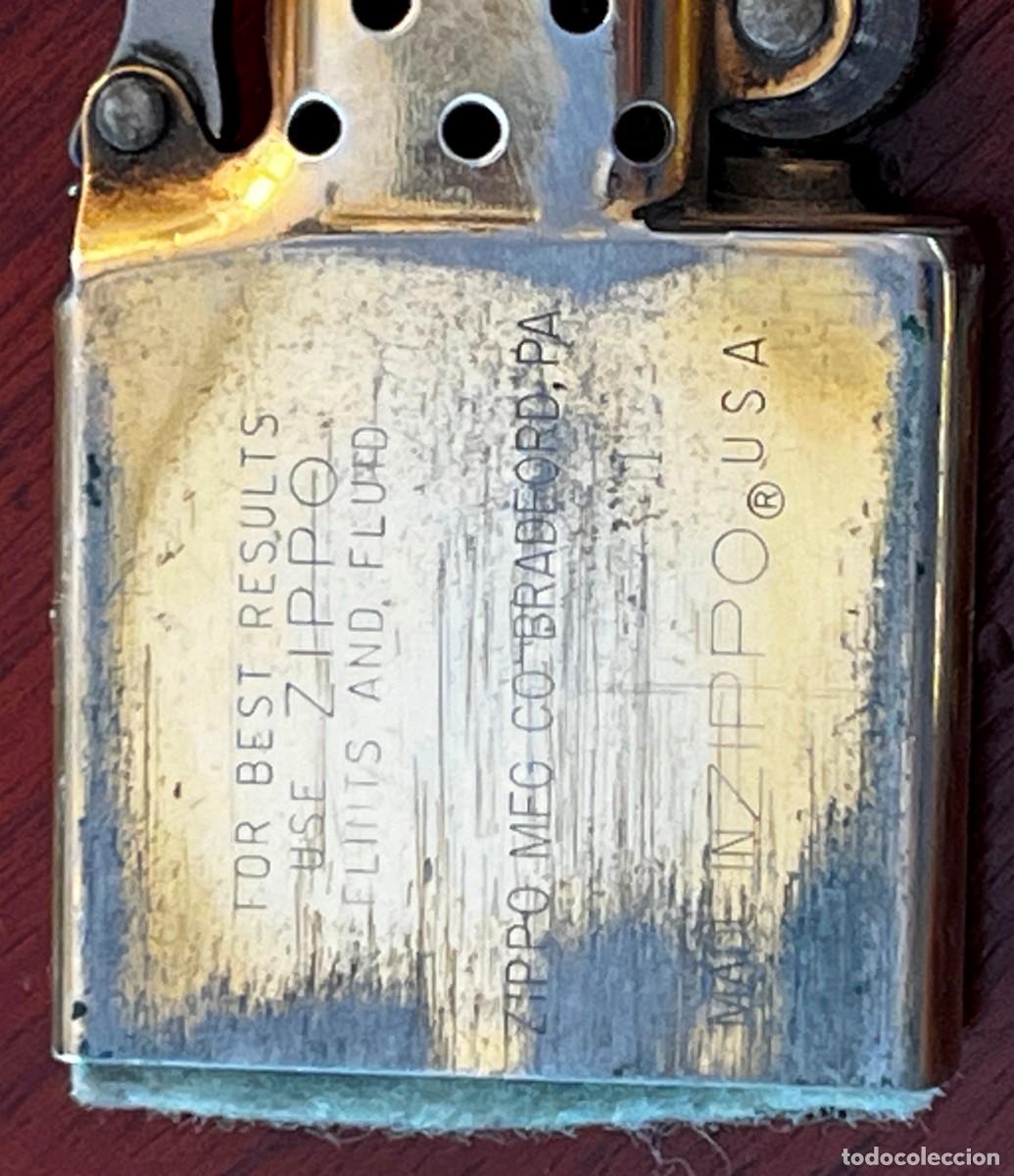 Mecheros: ZIPPO LIGHTER SOLID BRASS, USS. RALEIGH - LPD-1 - Foto 4