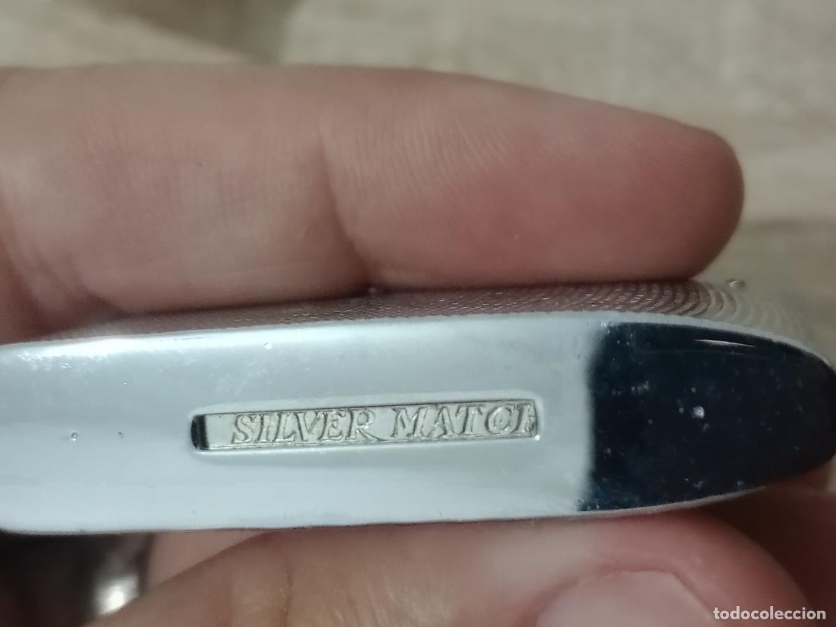 Mecheros: ENCENDEDOR MECHERO SILVER MATCH - Foto 2