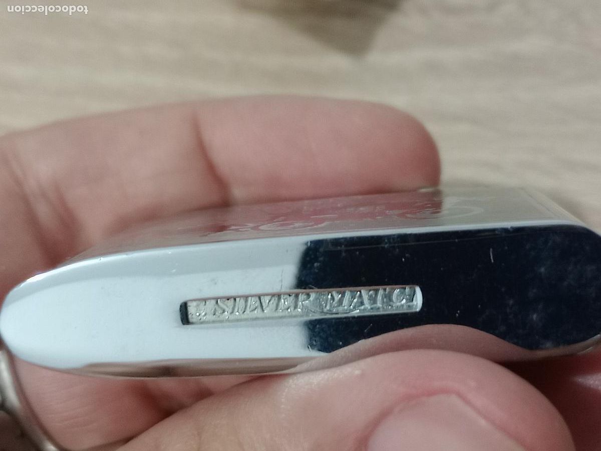 Mecheros: ENCENDEDOR MECHERO SILVER MATCH - Foto 3