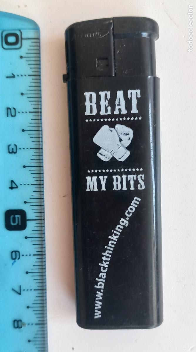 Mecheros: Mechero Beat my bits. Blackthinking. Atomic. ENCENDEDOR. - Foto 1