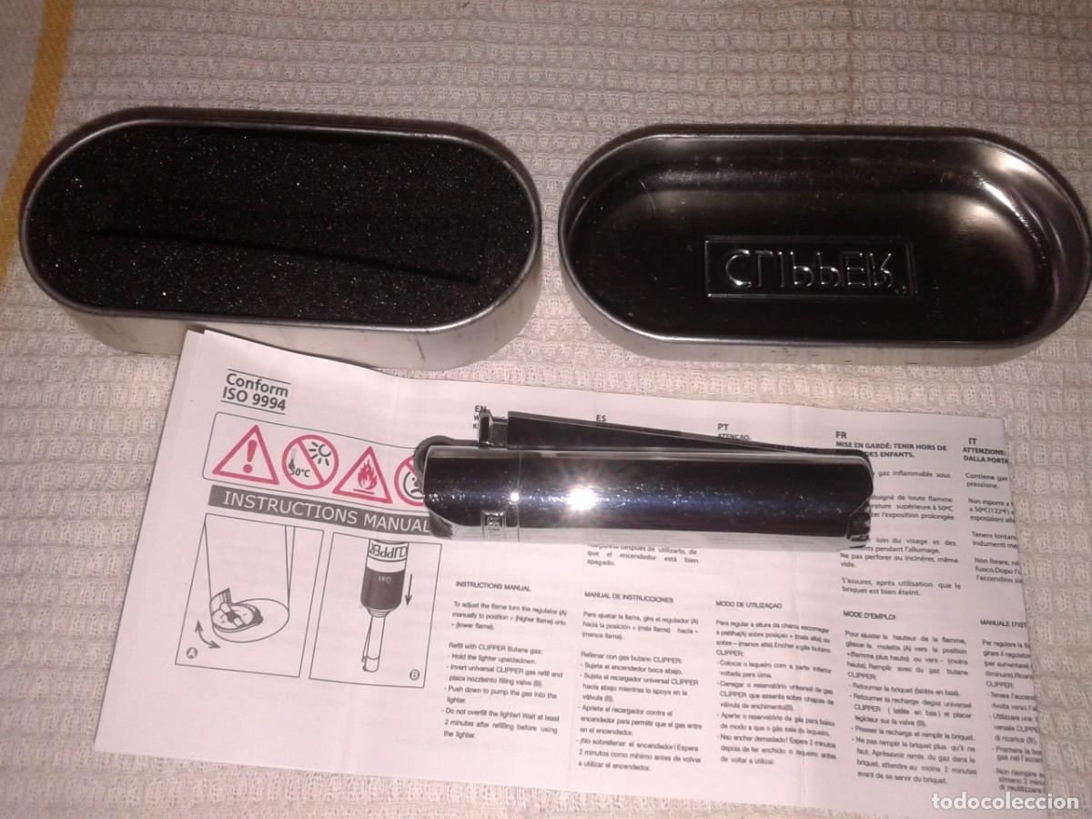 Mecheros: MECHERO CLIPPER, EN SU CAJA PRACTICAMENTE NUEVO, M - Foto 1