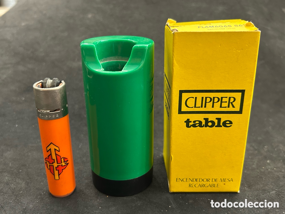 Mecheros: Clipper table + encendedor + caja - Foto 1